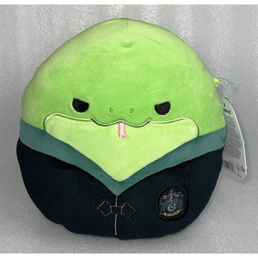 Squishmallows 8" Harry Potter Slytherin Snake in Hogwarts Robe Plush‎ New w/ Tag
